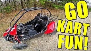 420cc Go Kart Engine Swap with MASSIVE torque [upl. by Austin]