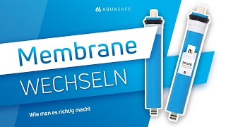 Osmose Membrane Wechseln – wie man es richtig macht für Wasserfilteranlagen amp Osmoseanlagen [upl. by Adilen]