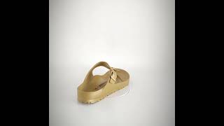 Sandalias BIRKENSTOCK Gizeh Eva Glamour Gold [upl. by Violetta]