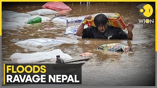 Nepal Floods Flash Flood Warnings In Place Heavy Rains Likely To Continue  World News  WION [upl. by Kinson526]