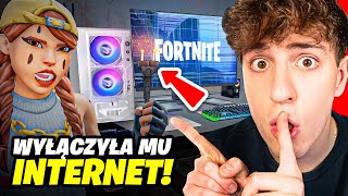 MAMA WYŁĄCZYŁA MU INTERNET w Fortnite [upl. by Eceryt244]