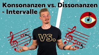 Konsonanzen vs Dissonanzen  welche Töne gut zusammen passen [upl. by Colvert]