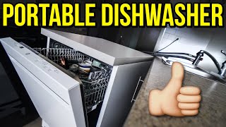 GE 58dB Portable Dishwasher Review  WORTH RISKING EVICTION [upl. by Squier640]