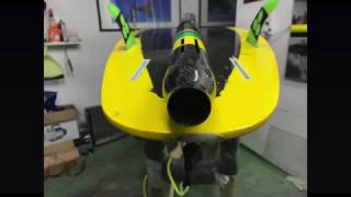 PART 2 ELECTRIC JET SURF SUP FOIL FULL CARBON FIBER prototype 1 [upl. by Vieva951]