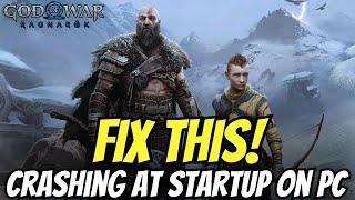 Fix God of War Ragnarok Crashing Crashes to Desktop or Crashing at Startup on PC [upl. by Mettah913]