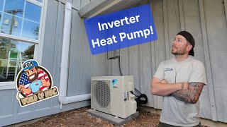 Heat Pump Minisplit In A Sunroom HVAC Install [upl. by Hluchy]