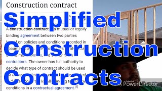 Construction contracts explained [upl. by Dola813]