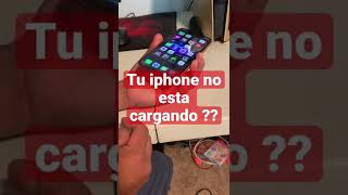 Como arreglar un Iphone que no esta cargando [upl. by Nolek]