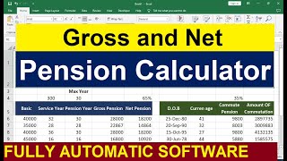 how to calculate pension in Excel [upl. by Grange61]