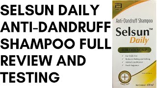 NEW LAUNCHED SELSUN DAILY SHAMPOO FULL REVIEW BEST ANTI DANDRUFF SHAMPOO [upl. by Hootman]