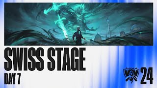 Worlds 2024  Swiss Stage  Round 4 Day 2 [upl. by Ecnarepmet]