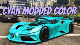 GTA 5 Online  Cyan Modded Crew Color  Crew Color Update [upl. by Eentroc]