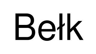 How to Pronounce Bełk Poland [upl. by Baggs]