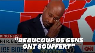 Après lélection de Joe Biden Van Jones ne peut retenir son émotion sur CNN [upl. by Gitel]