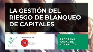 La gestión del riesgo de blanqueo de capitales [upl. by Derron]