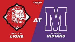 Brillion at Mosinee  2024 WIAA Boys Basketball [upl. by Bilac]