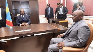 Coalition gouvernemental en RDC  Félix Tshisekedi sest entretenu avec Joseph Kabila [upl. by Etteve]