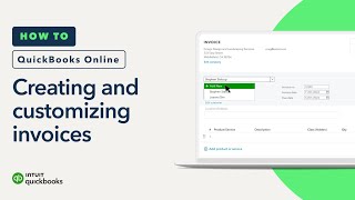 How to create and customize an invoice in QuickBooks Online [upl. by Jaehne943]