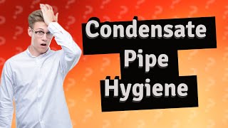 Should condensate pipe be full of water [upl. by Merv]