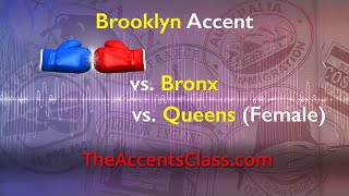 Learn New York City Accents Brooklyn vs Bronx vs Queens [upl. by Warfore]