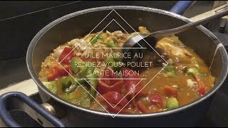 Poulet maison façon mauricien  Cuisine fusion mauricienne chinoise [upl. by Auston977]