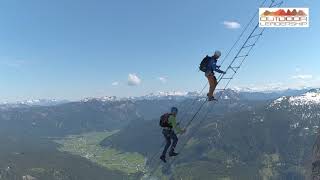 Outdoor Leadership Donnerkogel quotIntersportquot Klettersteig Himmelsleiter [upl. by Aicital382]