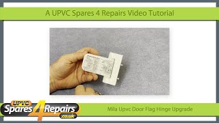 Mila Upvc Door Flag Hinge Fitting Tips  Information Video [upl. by Lapo696]