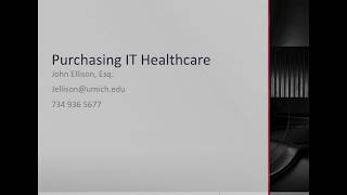 Purchasing IT Healthcare [upl. by Talbert]