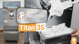 Frigomat Titan 3S Profi Eismaschine  Probelauf Eisherstellung [upl. by Bennet]