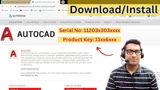 How To Download amp Install AutoCAD free [upl. by Derdle962]