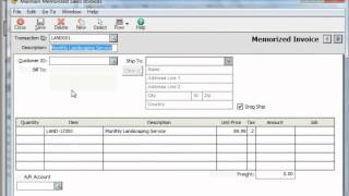 Peachtree Tutorial Memorized Transactions Sage Training Lesson 133 [upl. by Ford]