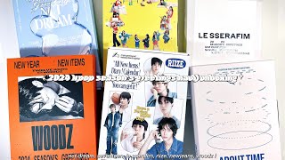 2024 kpop seasons greetings haulunboxing ✮ nct riize newjeans seventeen le sserafim woodz [upl. by Grigson1]