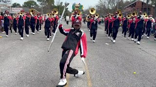 Coahoma Marching Band  Mardi Gras 2024 [upl. by Doraj581]