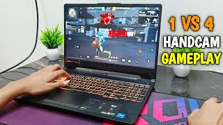 1 VS 4 🔥 Laptop Handcam Gameplay  FreeFire Handcam Gameplay trending [upl. by Ellan676]