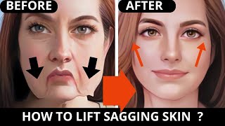 HOW TO LIFT SAGGING JOWLS WITHOUT SURGERY  PREVENT JOWLS ON THE FACE [upl. by Musser]