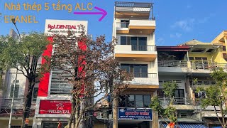 Nhà thép 5 tầng ALC EPANEL số 465 đường Đà Nẵng  TP Hải Phòng khi hoàn thiện 0916770435 [upl. by Wiener]