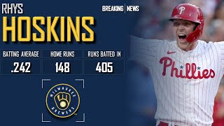 MILWAUKEE BREWERS Rhys Hoskins ᴴᴰ [upl. by Luapleahcim339]