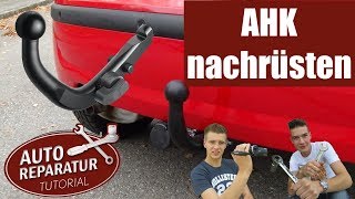 Anhängerkupplung nachrüsten  AHK Montage mit ESatz  Anleitung  DIY Tutorial [upl. by Eedia]