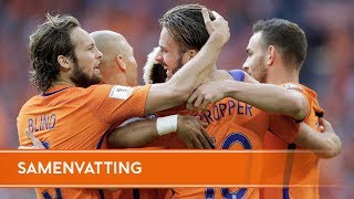 Highlights Nederland  Bulgarije 392017 [upl. by Wilsey]