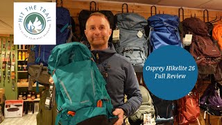 NEW  OSPREY HIKELITE 26  The Full Review ospreypacks backpackreviews ospreyhikelite [upl. by Wons]