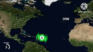 Sneakpeak for 2025 Hypothetical Atlantic Hurricane Season [upl. by Eng]