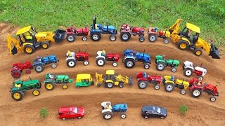 Mini tractor trolley videos  tractor jcb video  jcb video Jcb cartoon jcb gadi  tractor cartoon [upl. by Yehtomit275]