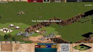 LONG LÊ vs TIỂU MÀN THẦU  AOE Solo Random  24082024 [upl. by Gilemette]