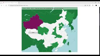 China Provinces in 57821 seconds Type [upl. by Akcired]