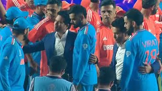 Sachin Tendulkar Gesture for Emotional Virat Kohli after India Lost ICC World Cup Final [upl. by Clancy]