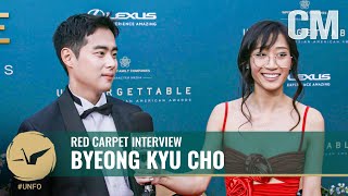 Byeong Kyu Cho Manifests Working in the US  UNFO 2023 Red Carpet with Leenda Dong [upl. by Zap]