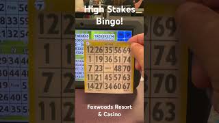 Bingo High Stakes Games at Foxwoods Resort amp Casino shorts youtubhighfive casino [upl. by Yvi]