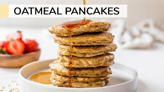 OATMEAL PANCAKES  healthy recipe without banana [upl. by Fulvi]