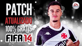 PATCH FIFA 14 PC FRACO ATUALIZADO TEMPORADA 2425 COM FACES E UNIFORMES REAIS TRANSFERÊNCIAS [upl. by Notsrik]