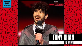 Tony Khan ROH Final Battle 2023 Media Call [upl. by Felicie760]